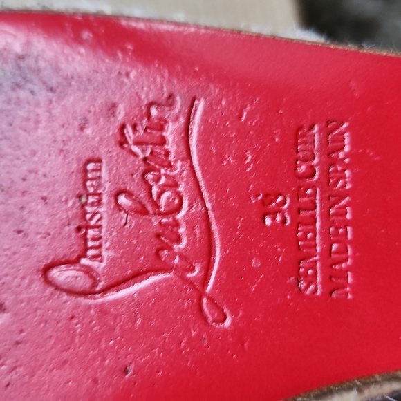 Christian Louboutin pink cataribbon shoes size 38 - Picture 7 of 15